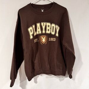 School Of Playboy Sweatshirt - Brown
